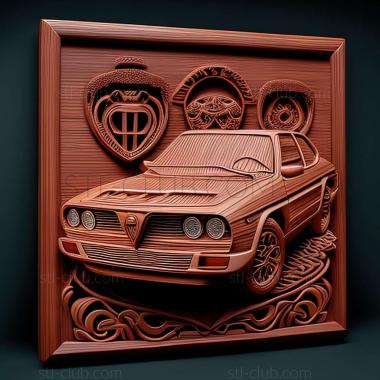 3D мадэль Alfa Romeo Alfetta (STL)